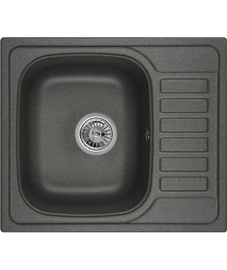 Кухонная мойка Granula GR-5801, графит, 575x495 мм
