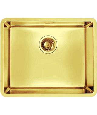 Кухонная мойка Alveus KOMBINO 50 MONARCH GOLD, нерж. сталь с цвет. покр. PVD