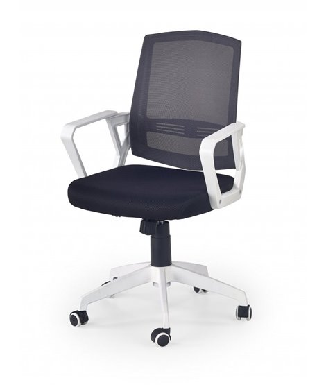 Кресло компьютерное Halmar ASCOT (черный/белый)