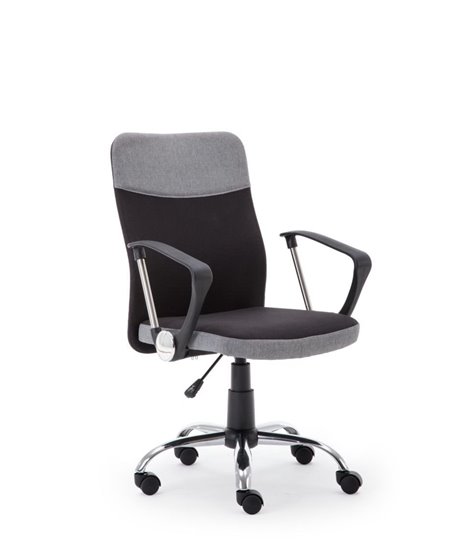 Кресло компьютерное Halmar TOPIC (черный/серый)