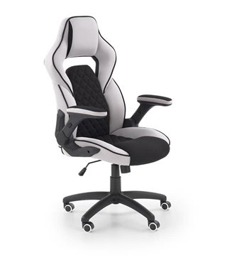 Кресло компьютерное Halmar SONIC (черный/светло-серый)