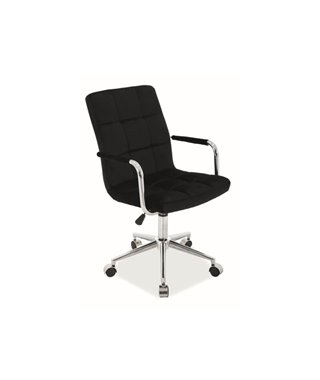 Кресло компьютерное SIGNAL Q-022 VELVET (черный)