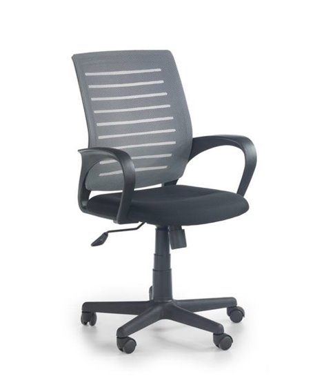 Кресло компьютерное Halmar SANTANA (черный/серый)