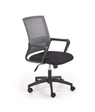 Кресло компьютерное Halmar MAURO (черный/серый)
