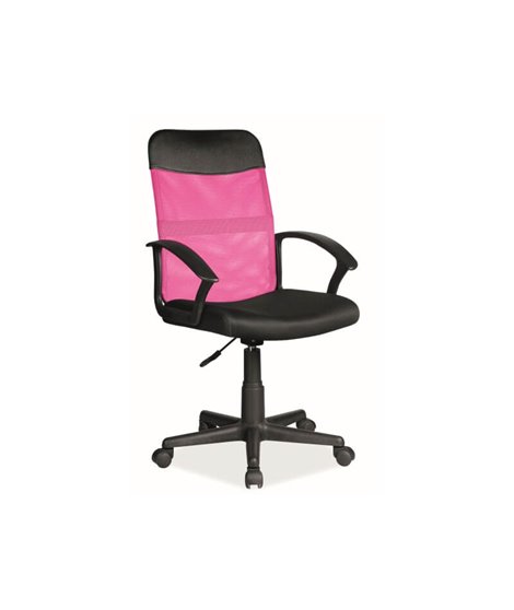 Кресло компьютерное SIGNAL Q-702 (розовый/черный)