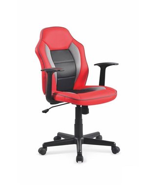 Кресло компьютерное Halmar NEMO (красный/черный/серый)