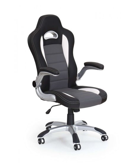 Кресло компьютерное Halmar LOTUS (черный/серый)