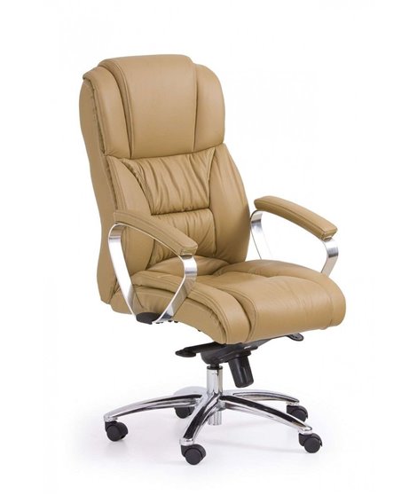Кресло компьютерное Halmar FOSTER (светло-коричневый)
