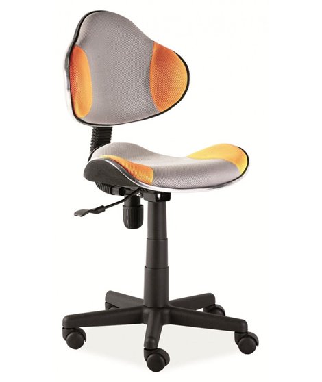 Кресло компьютерное Signal Q-G2 (оранжевый/серый)