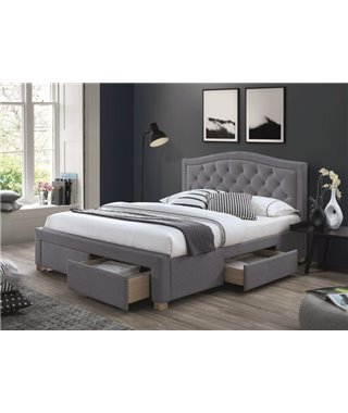 Кровать Signal ELECTRA Velvet (серый) 160/200