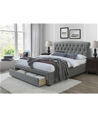 Кровать Halmar AVANTI (серый) 160/200