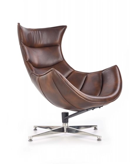 Кресло Halmar LUXOR (темно-коричневый)
