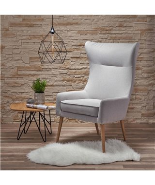 Кресло Halmar FAVARO 2 (светло-серый)