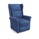Кресло раскладное Halmar AGUSTIN 2 (темно-синий)