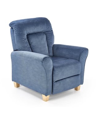 Кресло раскладное Halmar BARD (темно-синий)