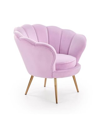Кресло Halmar AMORINO (фиолетовый/золотой)