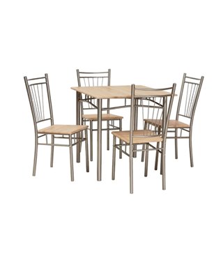 Комплект столовой мебели Signal FIT (стол + 4 стула, дуб сонома)