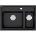Кухонная мойка Granula KS-7302, 730x510 мм черный