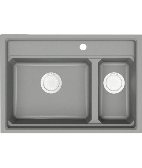 Кухонная мойка Granula KS-7302, 730x510 мм алюминиум