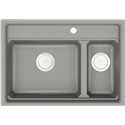 Кухонная мойка Granula KS-7302, 730x510 мм алюминиум