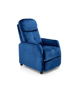 Кресло Halmar FELIPE 2 раскладное (темно-синий/венге)