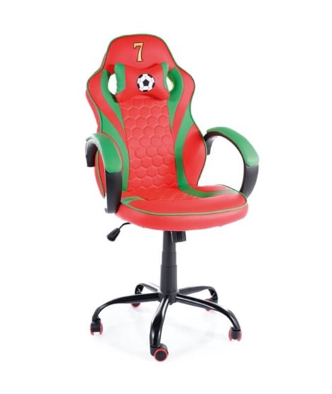 Кресло компьютерное Signal PORTUGAL (красный/зеленый)