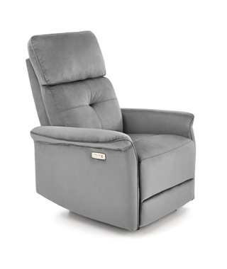 Кресло раскладное HALMAR SEMIR (серый)