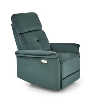 Кресло раскладное HALMAR SEMIR (темно-зеленый)