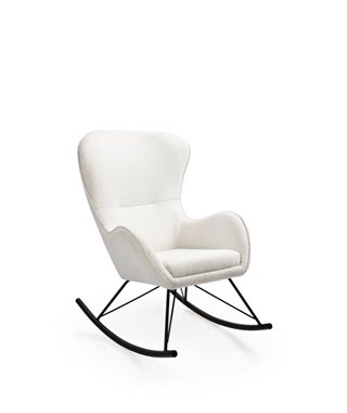 Кресло-качалка HALMAR LIBERTO 3 (белый)