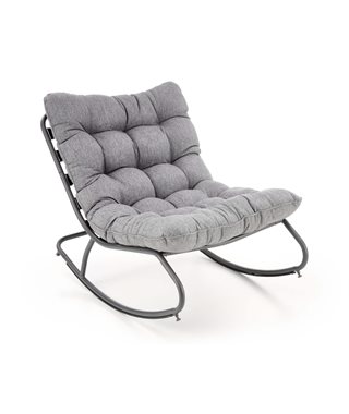 Кресло-качалка HALMAR GATTO (серый)