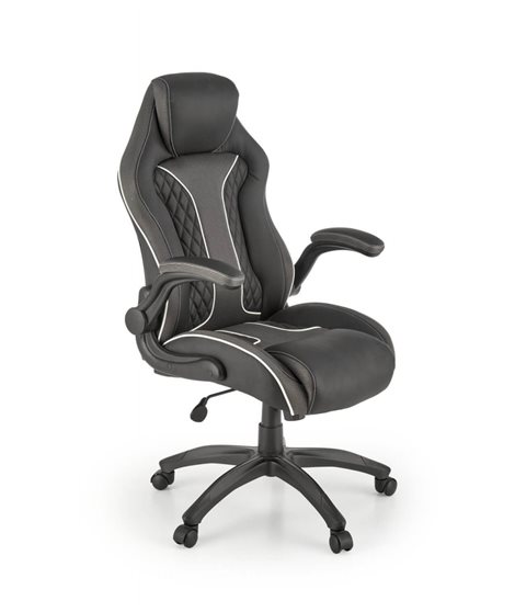 Кресло компьютерное HALMAR HAMLET (черный/серый)