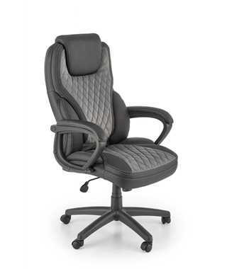 Кресло компьютерное HALMAR GANDALF (черный/серый)