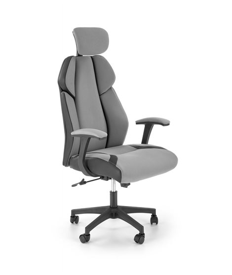 Кресло компьютерное HALMAR CHRONO (серо-черный)