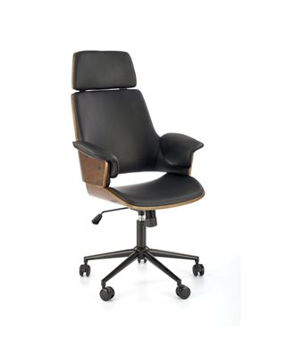 Кресло компьютерное HALMAR WEBER (ореховый/черный)